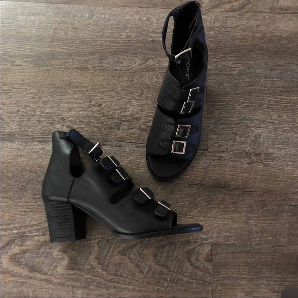 Also black shoemint sandal stappy heels